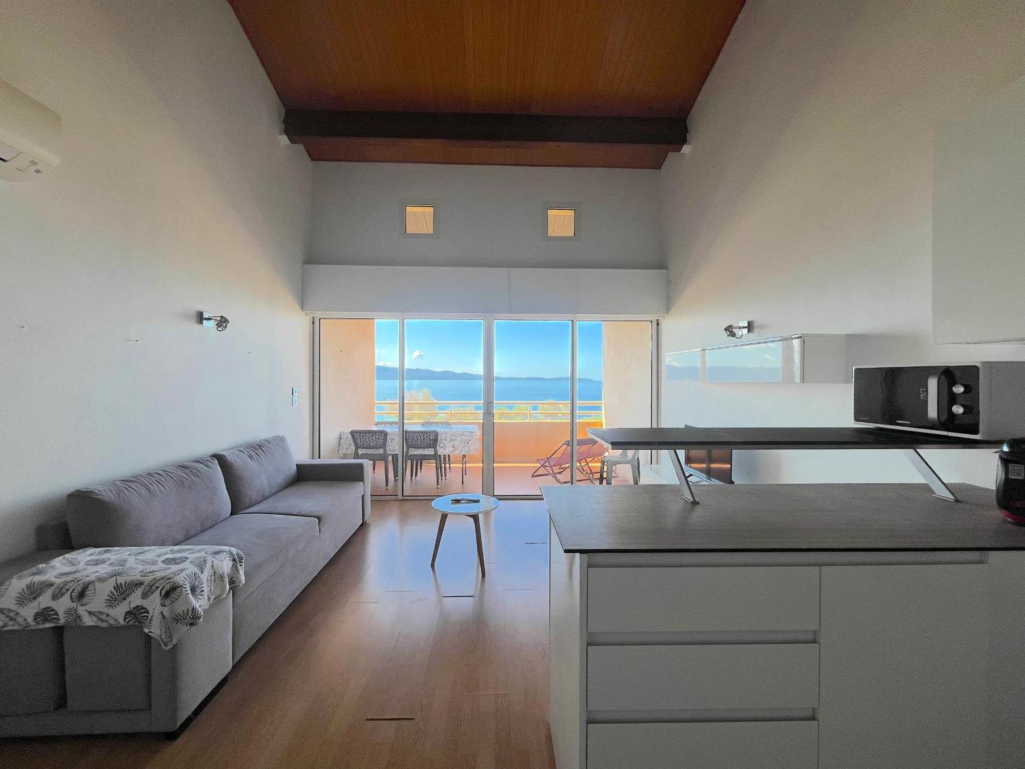 Aria Marina Duplex Vue Mer Route Des Sanguinaires, Plage A 50M, Parking Gratuit, 4 Pers Ajaccio  Bagian luar foto